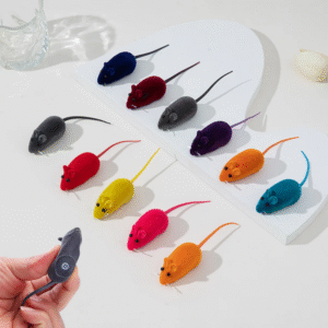 Sound Rubber Simulation Mouse Pet Cat Toys Interactive
