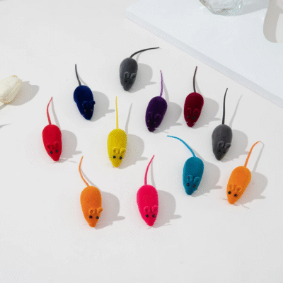 Sound Rubber Simulation Mouse Pet Cat Toys Interactive