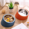 New Stainless Steel Large Capacity Pet Bowl