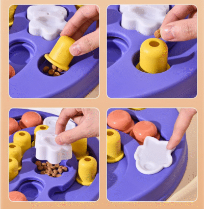 Slow Feeder Interactive Increase Puppy IQ Food