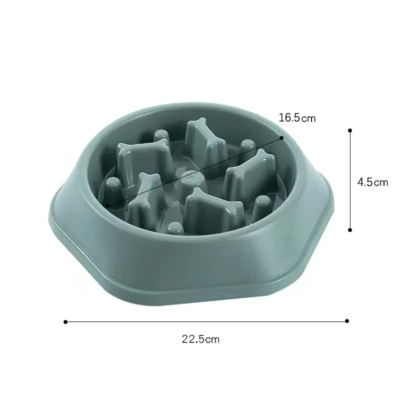 Non-slip Multiple Colors Dog Slow Food Bowl